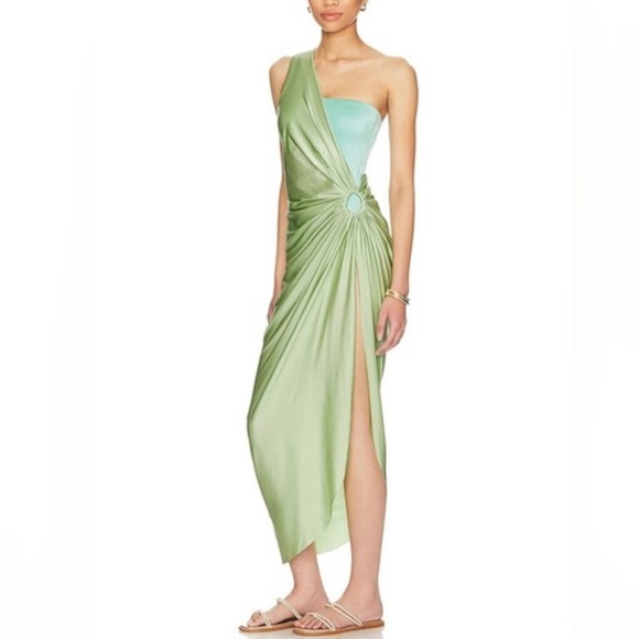 Baobab Nikka Midi Dress in Menta - Picture 3 of 13